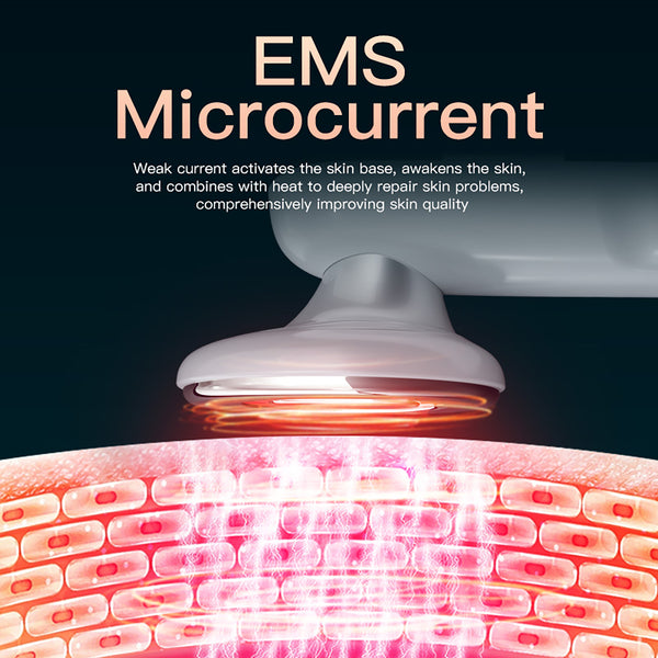 SQ133 RF- og EMS-apparat med rødt lys og justerbar varme