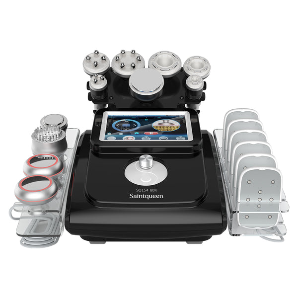SQ154C Max – 11-i-1 80K kavitasjonsapparat med laserplater, RF og vakuum