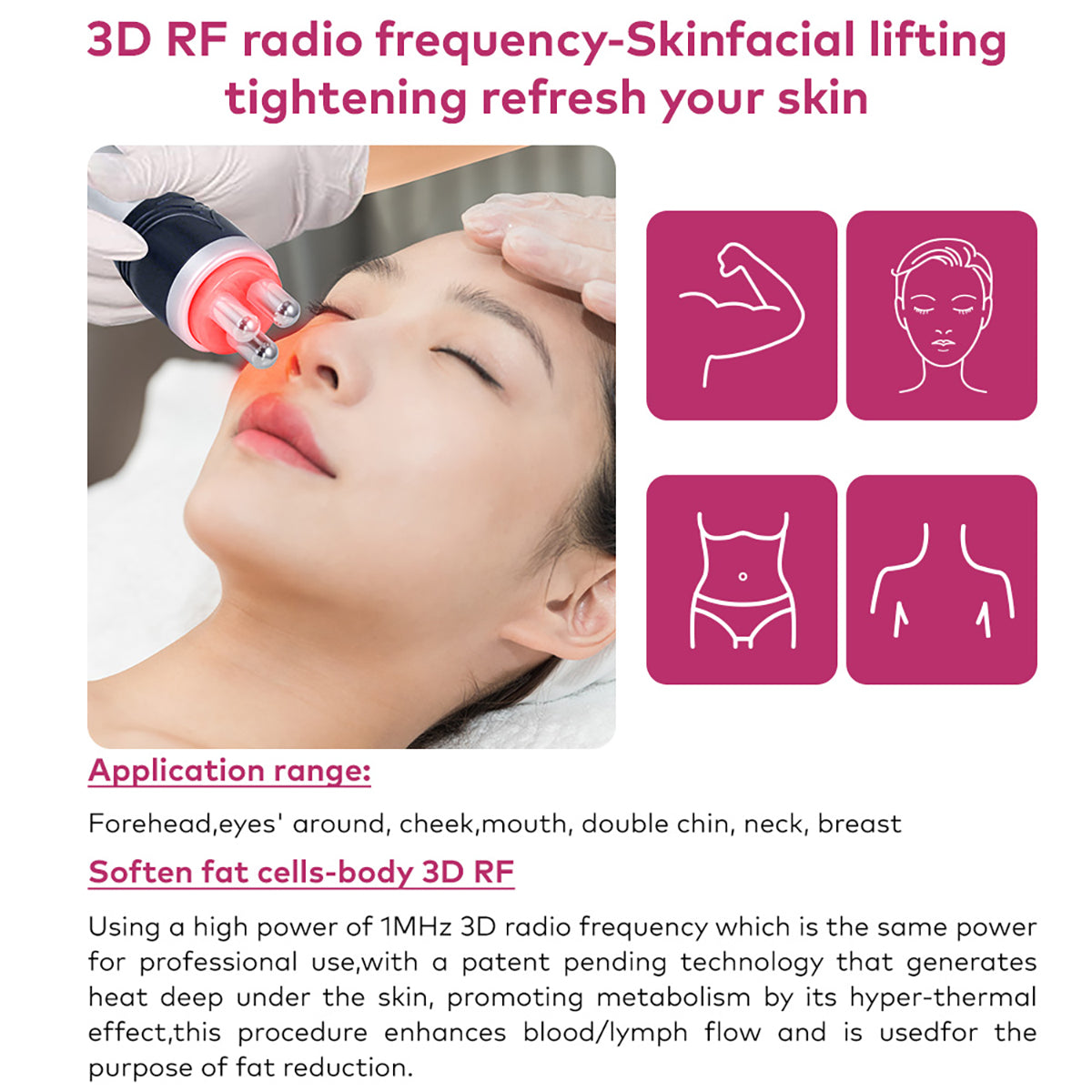 SQ149 Basic – 4-i-1 80K kroppskontureringsapparat med RF og vakuum