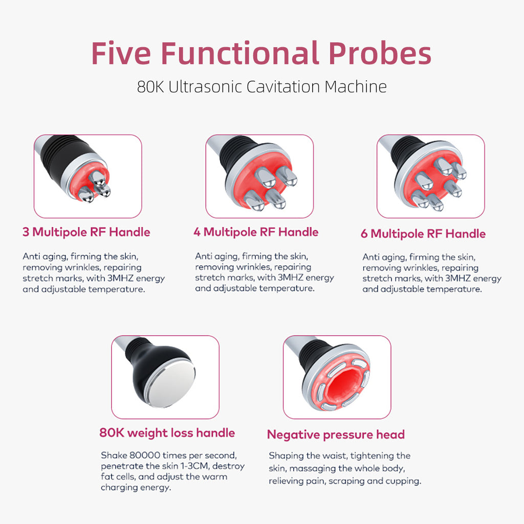 SQ149 Pro – 5-i-1 80K kroppskontureringsapparat med RF og vakuum