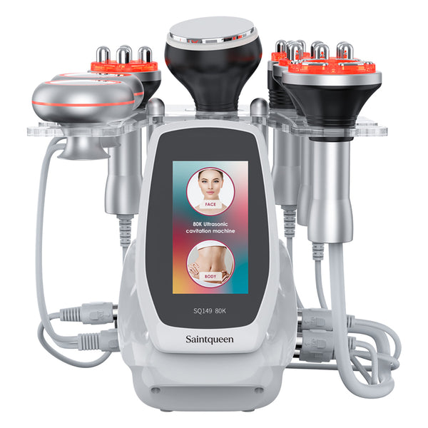 SQ149 Pro – 6-i-1 80K kavitasjonsapparat med RF, vakuum og EMS