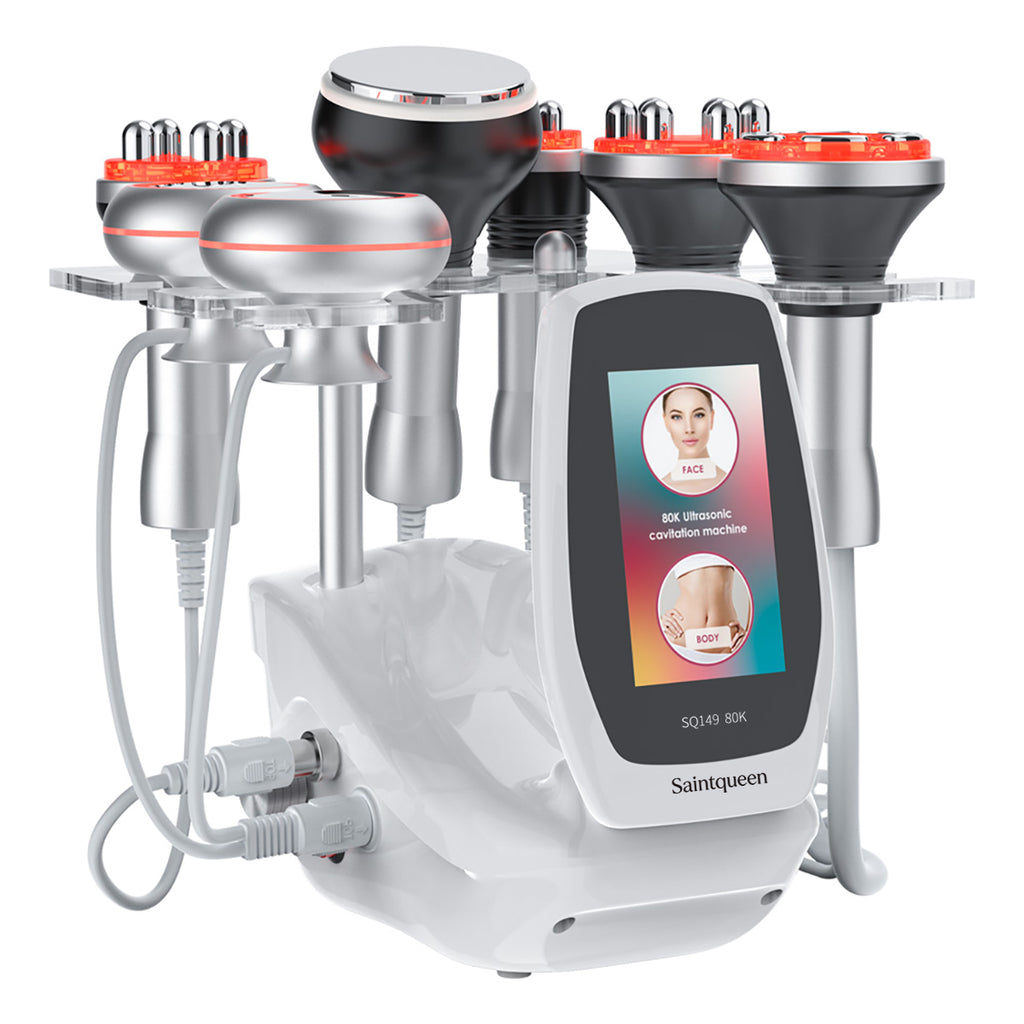 SQ149 Pro – 6-i-1 80K kavitasjonsapparat med RF, vakuum og EMS