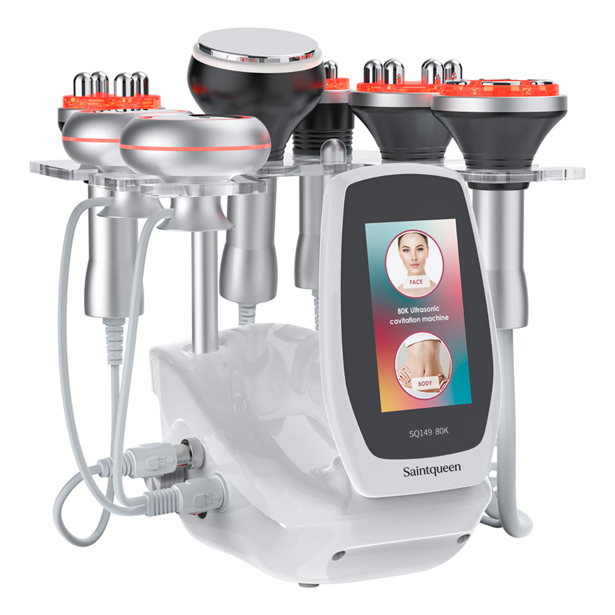 SQ149 Pro – 6-i-1 80K kavitasjonsapparat med RF, vakuum og EMS