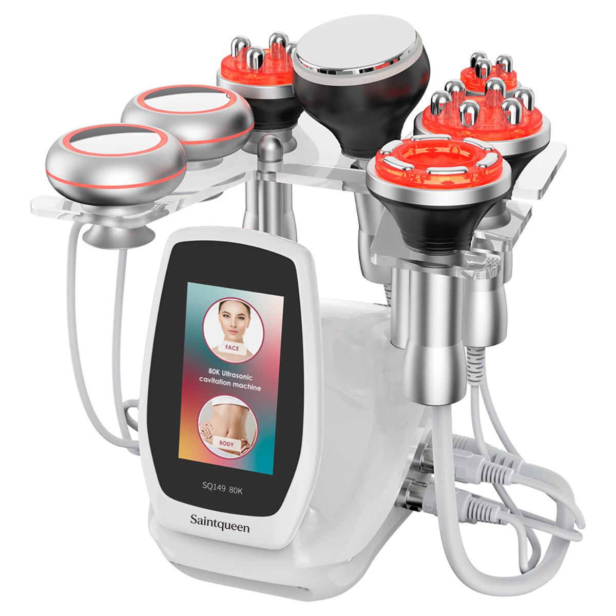 SQ149 Pro – 6-i-1 80K kavitasjonsapparat med RF, vakuum og EMS