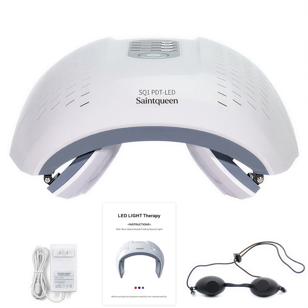 SQ1 – sammenleggbart LED-lysterapiapparat med 292 dioder og 4 lysfarger