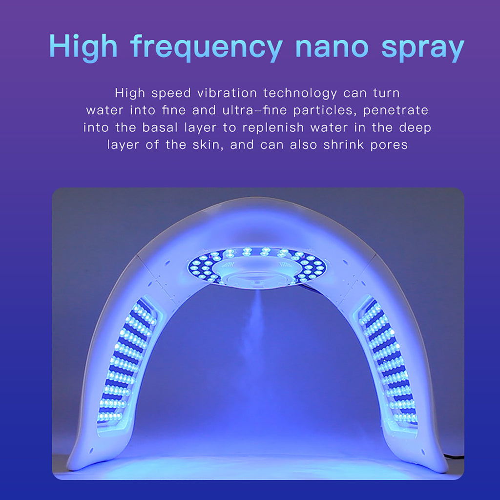 SQ97 – LED-lysterapiapparat med 170 dioder, 7 lysfarger og nanospray