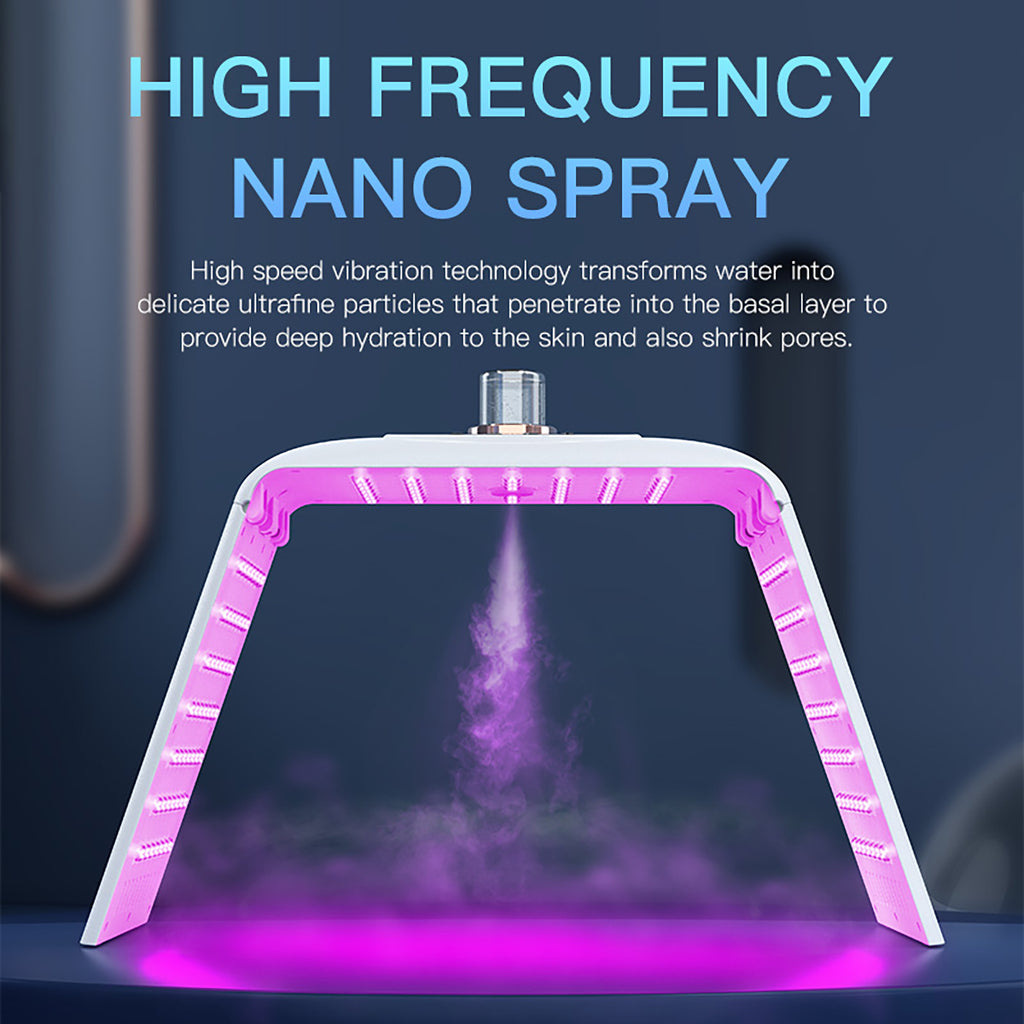 SQ122 – sammenleggbart LED-lysterapiapparat med 135 dioder og nanospray