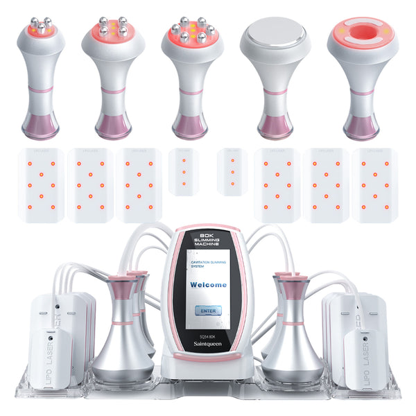 SQ54 Pro – 6-i-1 80K kavitasjonsapparat med RF, vakuum og lipolaser