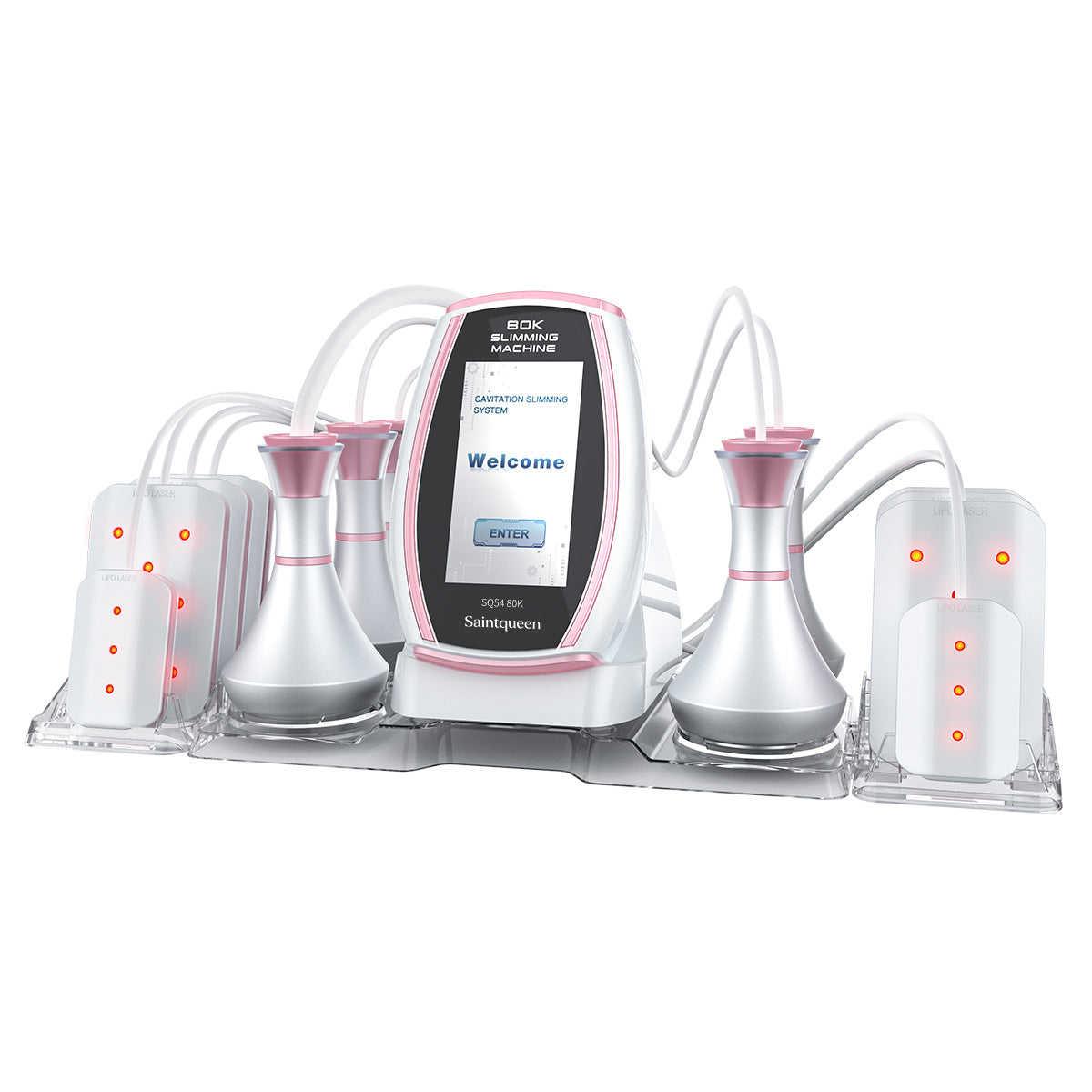 SQ54 Pro – 6-i-1 80K kavitasjonsapparat med RF, vakuum og lipolaser