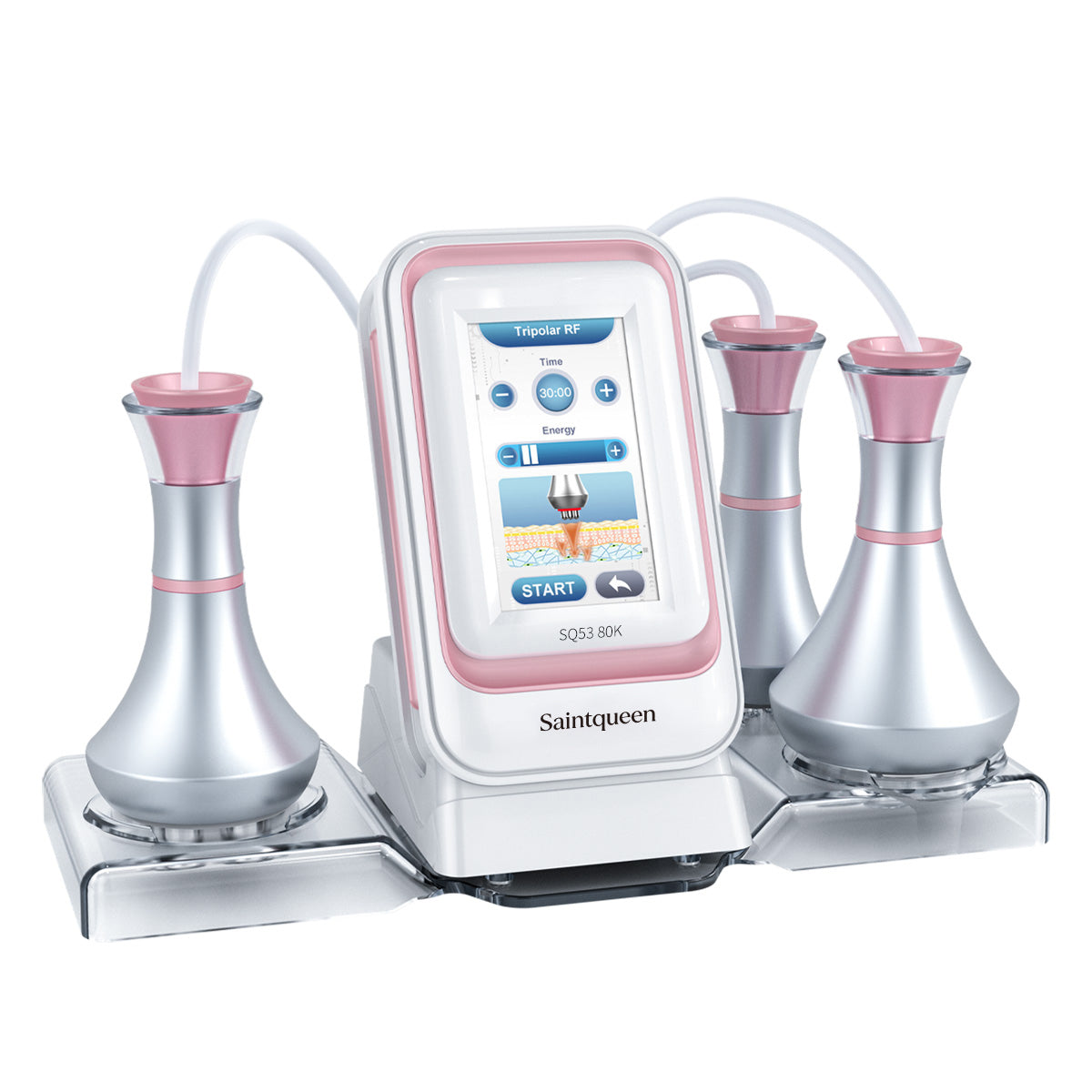 SQ53 Basic – 3-i-1 80K kavitasjonsapparat med 3-polet og 4-polet RF