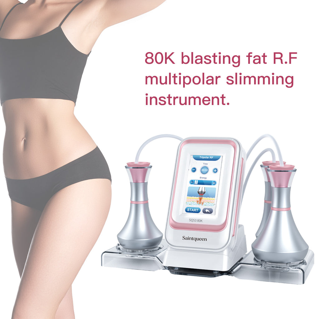 SQ53 Basic – 3-i-1 80K kavitasjonsapparat med 3-polet og 4-polet RF