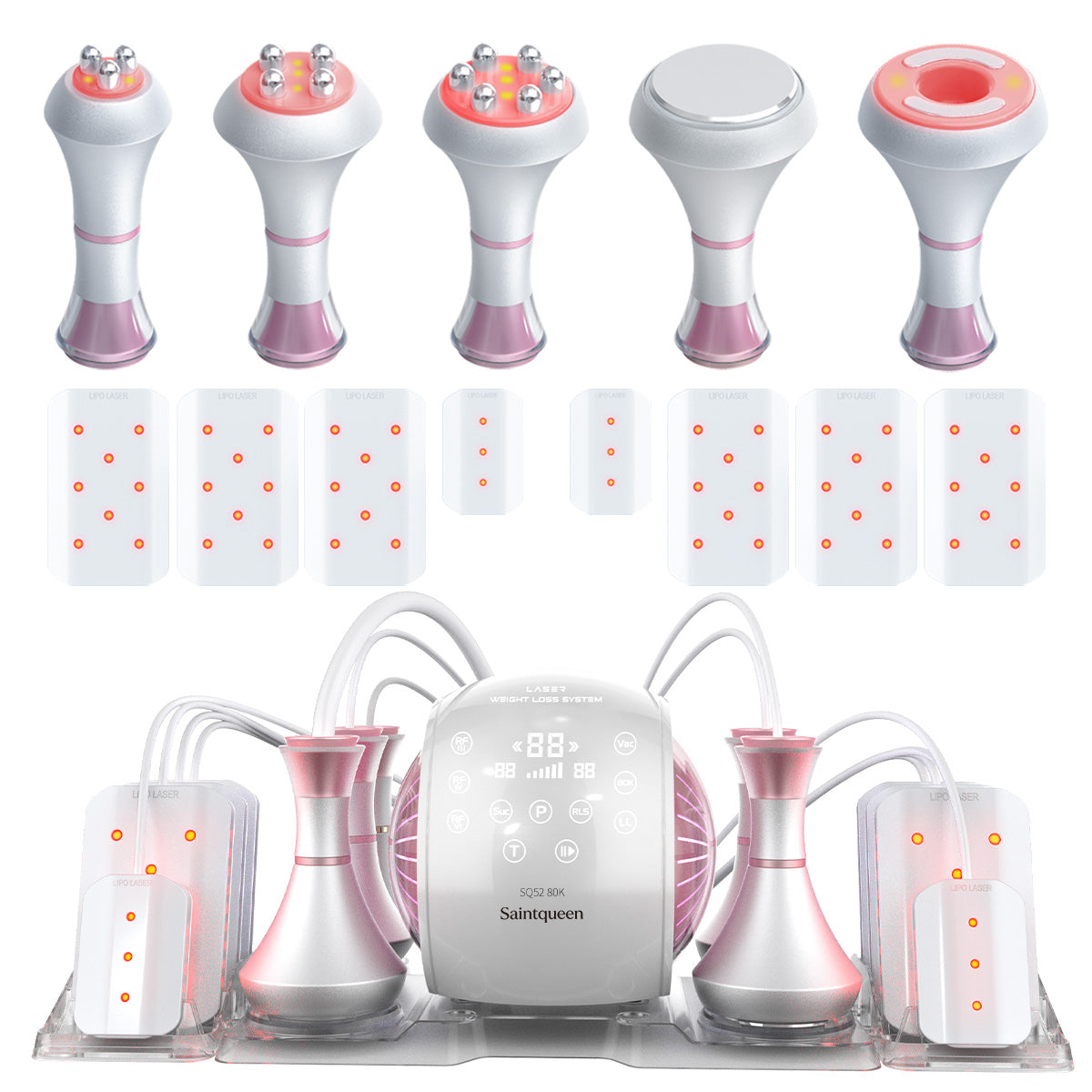 SQ52 Pro – 6-i-1 80K kavitasjonsapparat med RF, vakuum og lipolaser