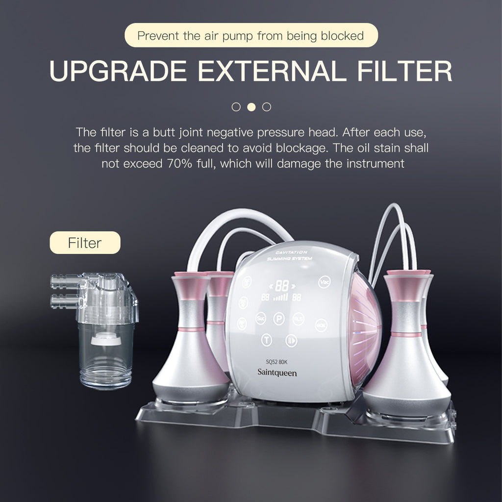 SQ52 Pro – 6-i-1 80K kavitasjonsapparat med RF, vakuum og lipolaser
