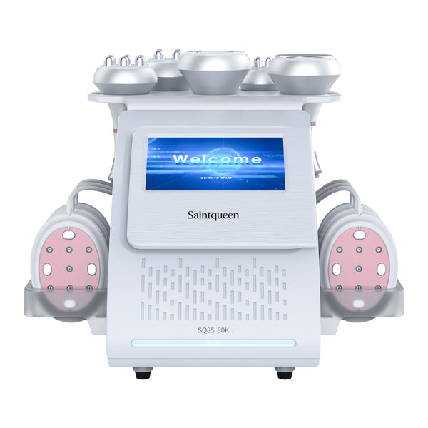 SQ85B Pro – 6-i-1 80K kavitasjonsapparat med RF, vakuum og laser/EMS-puter