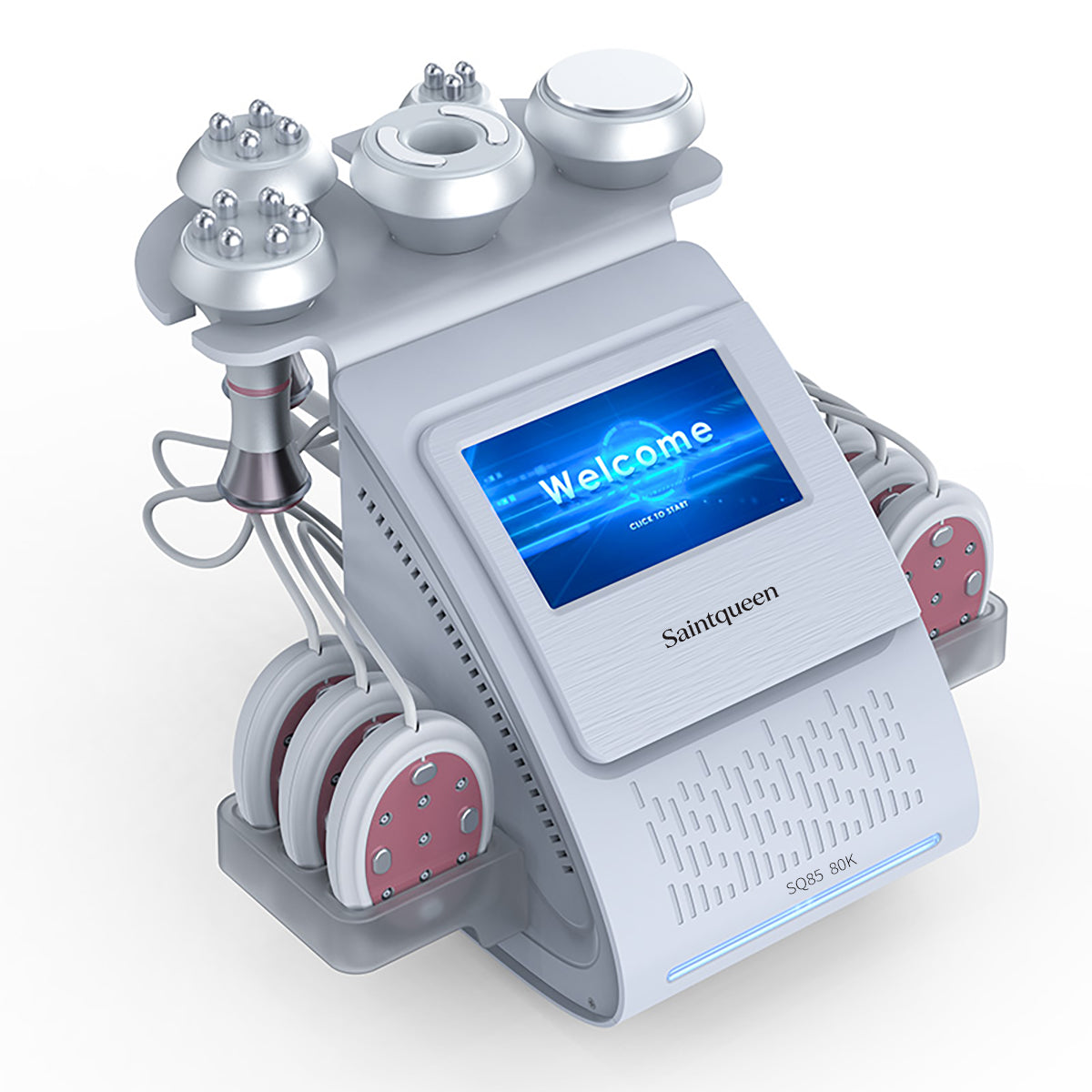 SQ85B Pro – 6-i-1 80K kavitasjonsapparat med RF, vakuum og laser/EMS-puter