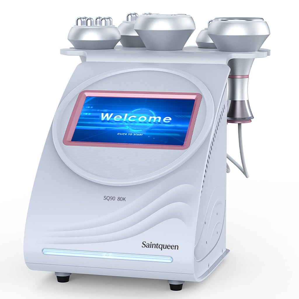 SQ90A Pro – 5-i-1 80K kavitasjonsapparat med 3/4/6-polet RF og vakuum