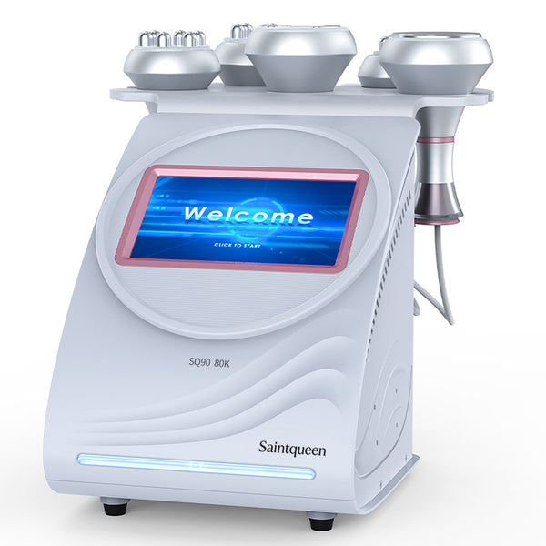 SQ90A Pro – 5-i-1 80K kavitasjonsapparat med 3/4/6-polet RF og vakuum