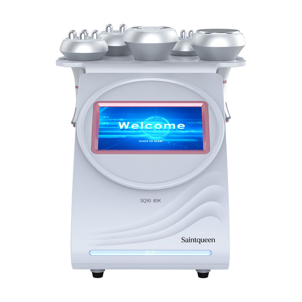 SQ90A Pro – 5-i-1 80K kavitasjonsapparat med 3/4/6-polet RF og vakuum