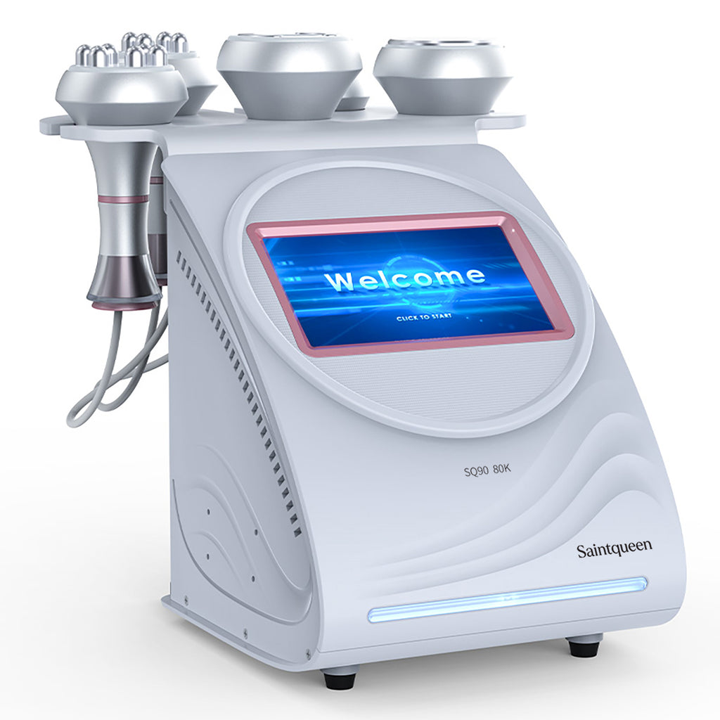 SQ90A Pro – 5-i-1 80K kavitasjonsapparat med 3/4/6-polet RF og vakuum