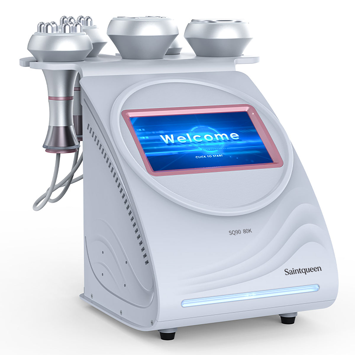 SQ90A Pro – 5-i-1 80K kavitasjonsapparat med 3/4/6-polet RF og vakuum