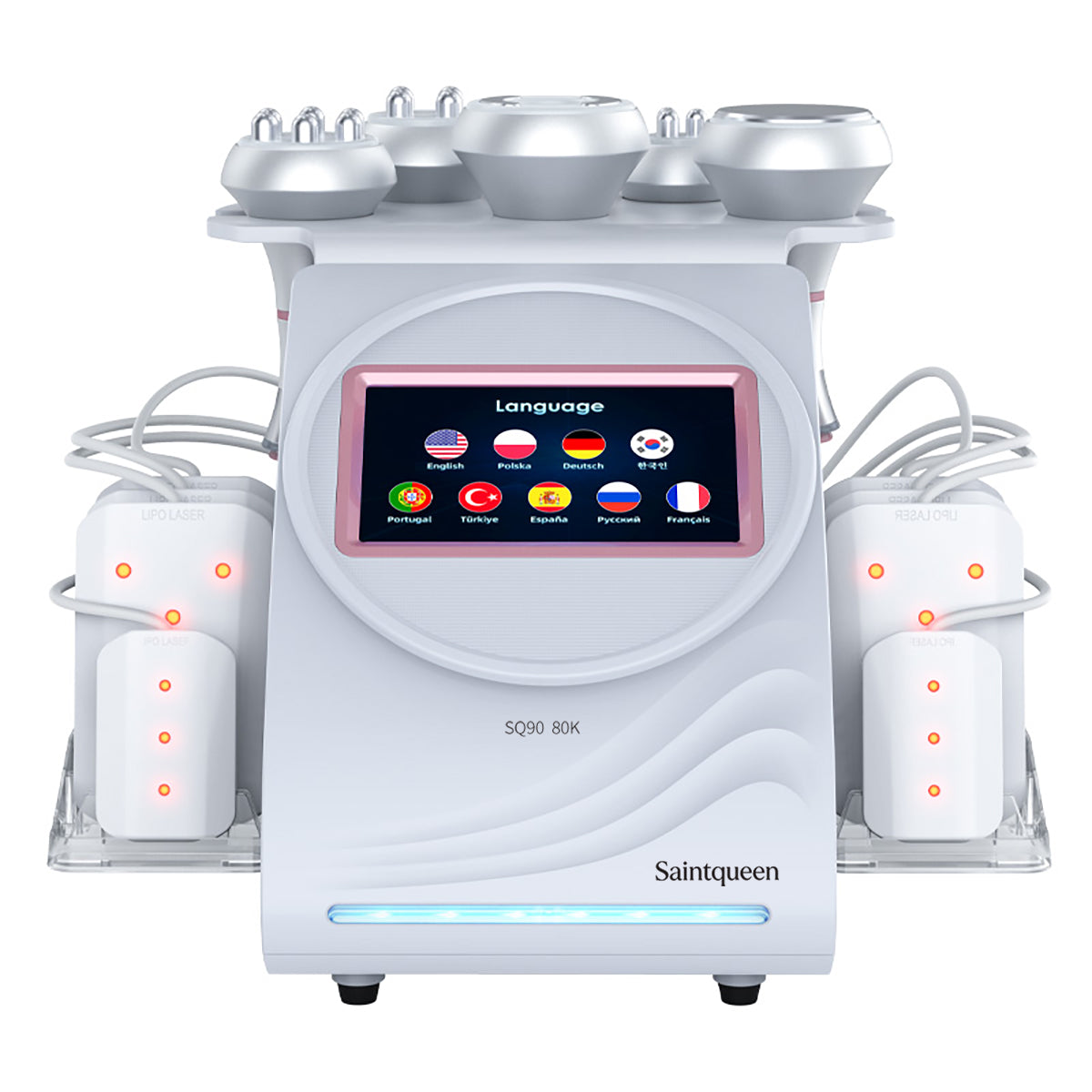 SQ90C Pro – 6-i-1 80K kavitasjonsapparat med RF, vakuum og lipolaser