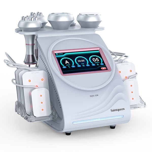 SQ90C Pro – 6-i-1 80K kavitasjonsapparat med RF, vakuum og lipolaser