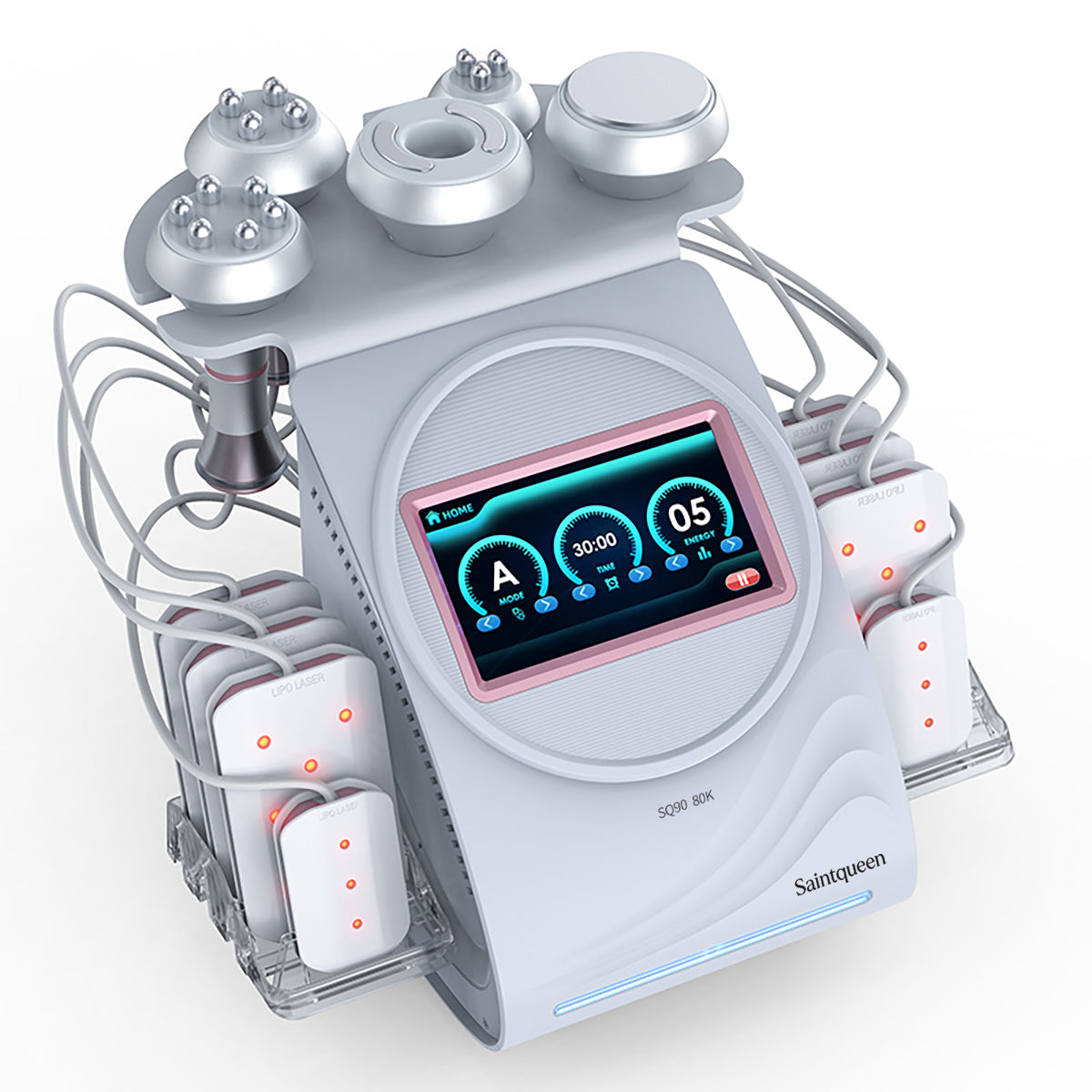 SQ90C Pro – 6-i-1 80K kavitasjonsapparat med RF, vakuum og lipolaser