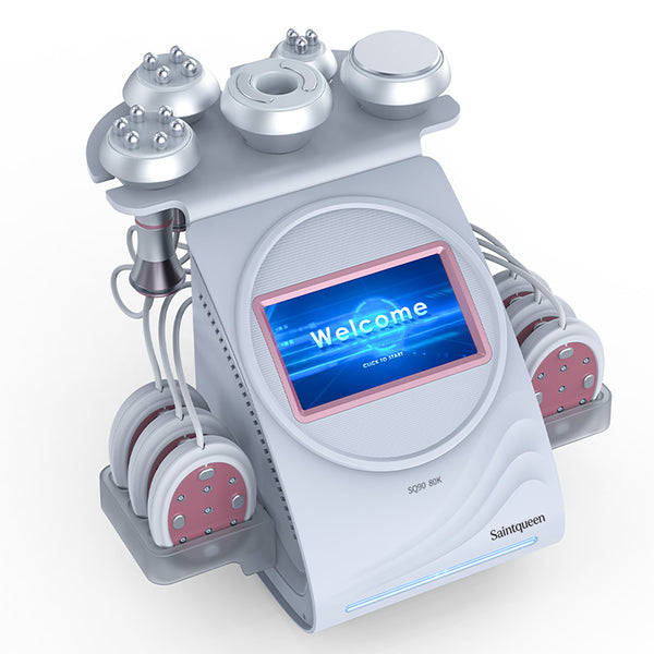SQ90B Pro – 6-i-1 80K kavitasjonsapparat med RF, vakuum og EMS-laser