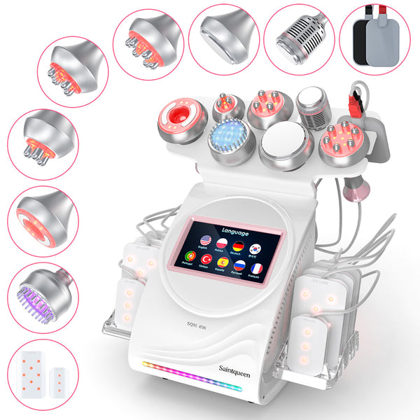 SQ90D Plus – 9-i-1 80K kavitasjonsapparat med RF, laser og mikrostrøm