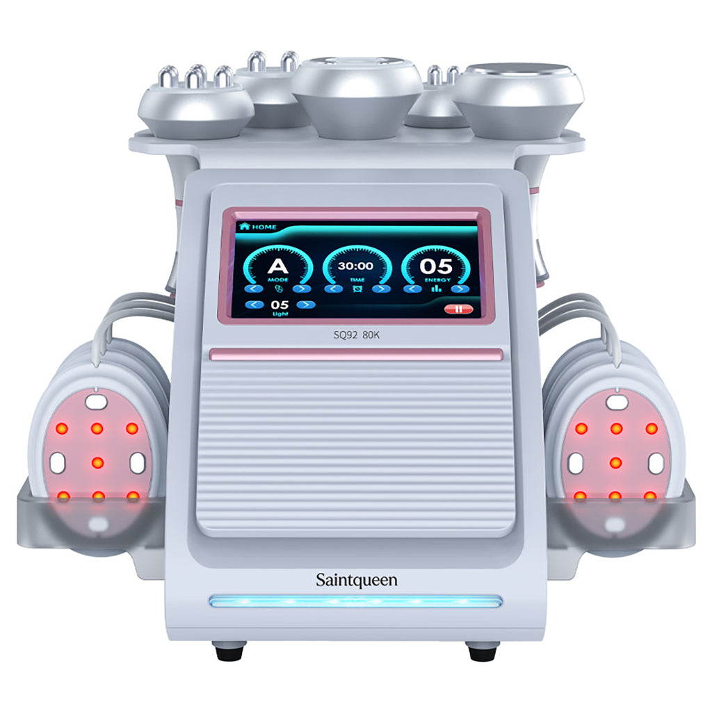 SQ92B Pro – 6-i-1 80K kavitasjonsapparat med RF, vakuum, laser og EMS