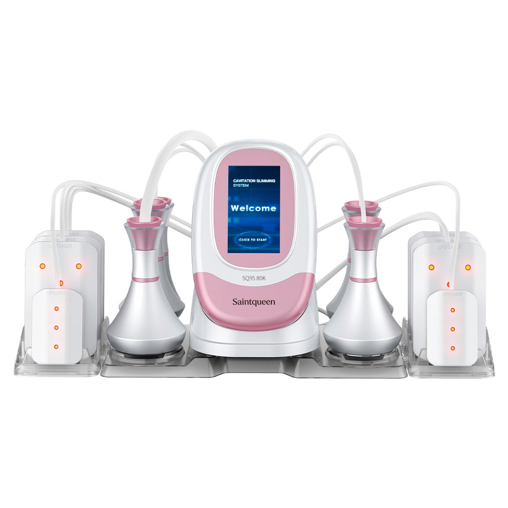 SQ95C Pro – 6-i-1 80K kavitasjonsapparat med RF, vakuum og lipolaser