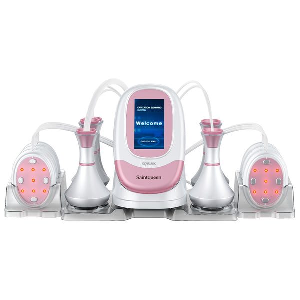 SQ95B Pro – 6-i-1 80K kavitasjonsapparat med RF, vakuum og EMS-puter