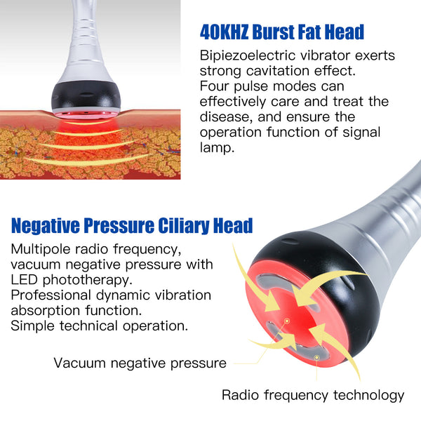 SQ48 Plus 9-i-1 40K-kavitasjons- og RF-apparat