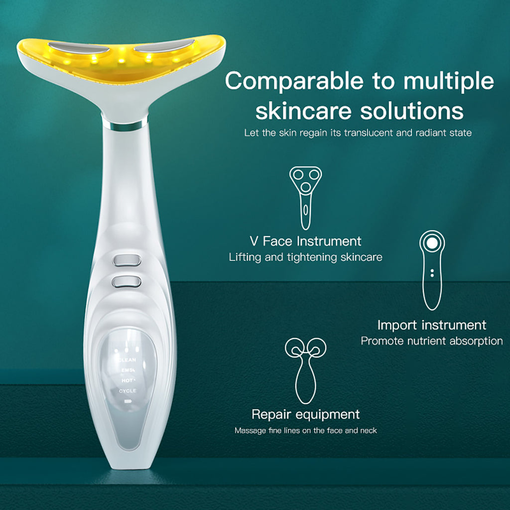 SQ106 EMS-apparat for hals og ansikt med LED-lys