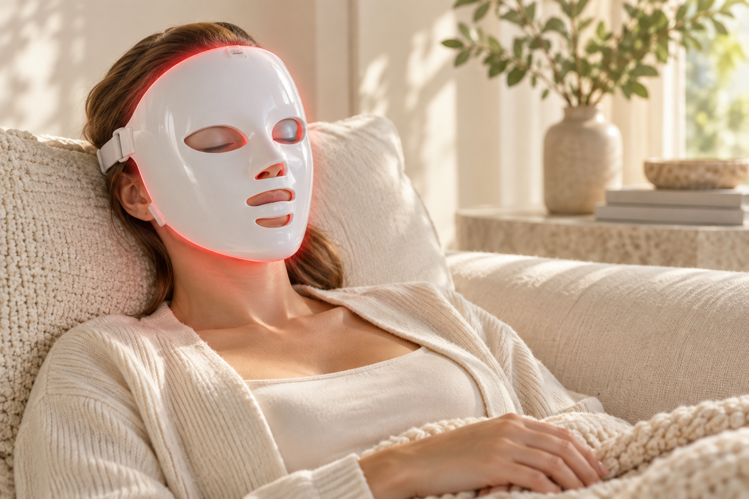 SQ10 – LED-ansiktsmaske med 8 lysfarger Secondary image